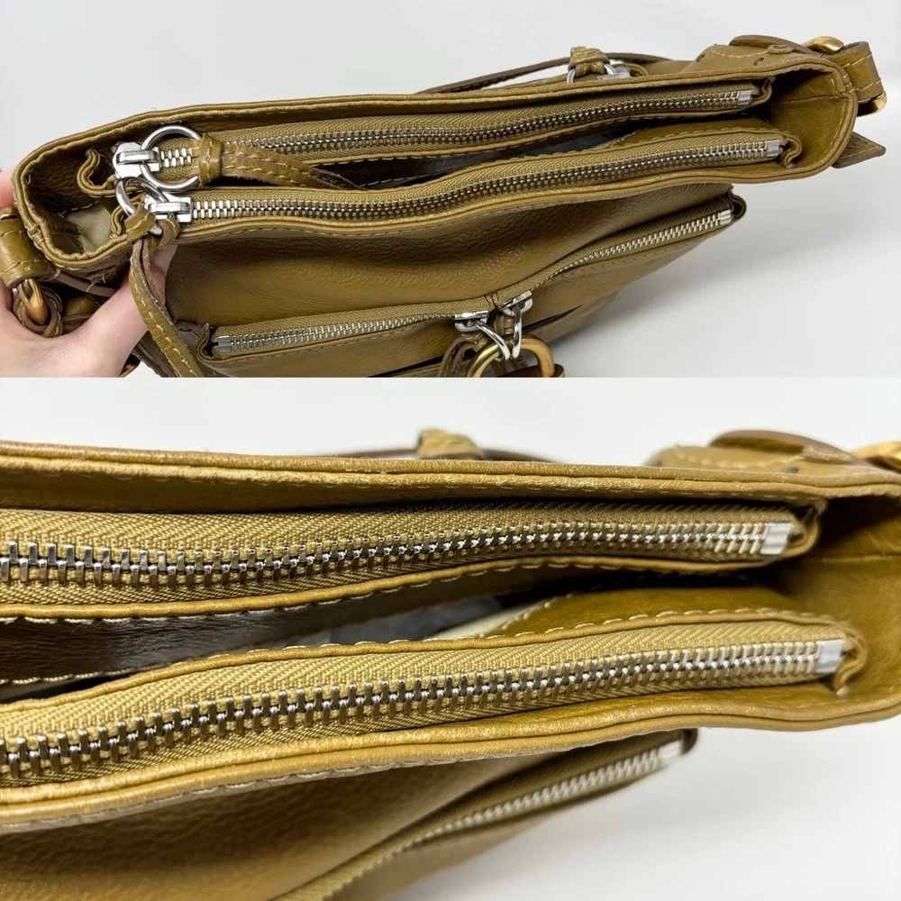 Chloé Paddington Hobo Tan Grained Leather Padlock Shoulder Bag Vintage Y2K